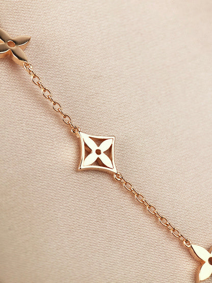 ¡®Moco¡¯STAR AND SUN 7 MOTIFS GOLD BRACELET