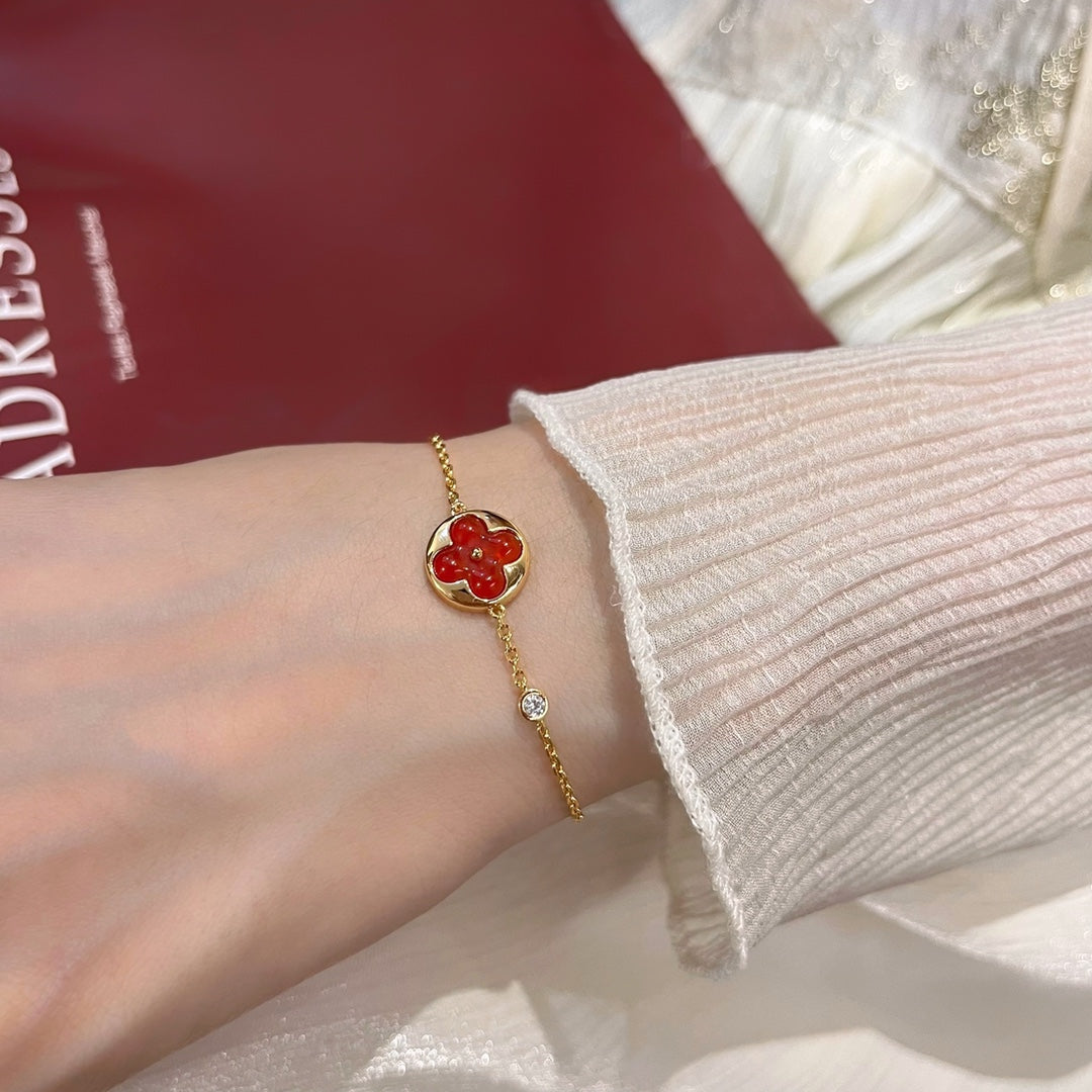 ¡®Moco¡¯SUN PEDANT CARNELIAN BRACELET