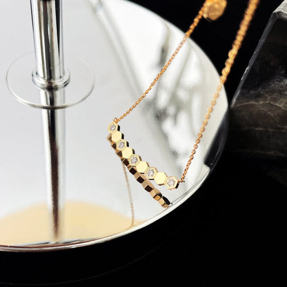 [moco jewelrys]BEE MY LOVE DIAMOND HALSKETTE