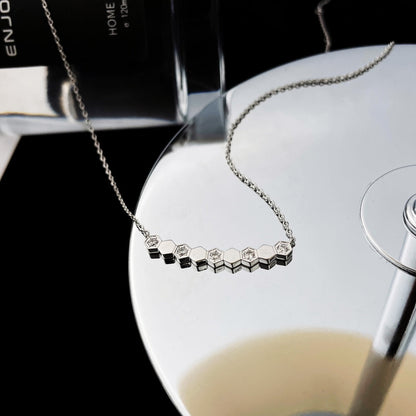 [moco jewelrys]BEE MY LOVE DIAMOND HALSKETTE