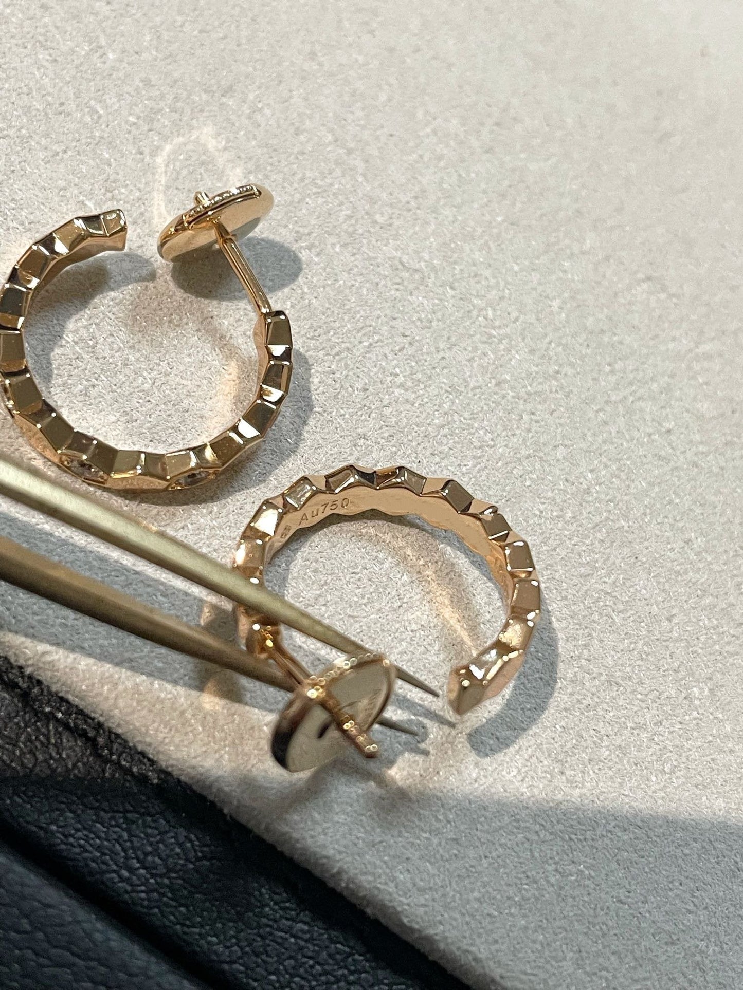 [moco jewelrys]Hohler Design Vierblättriges Kleeblatt Blumenform Ring