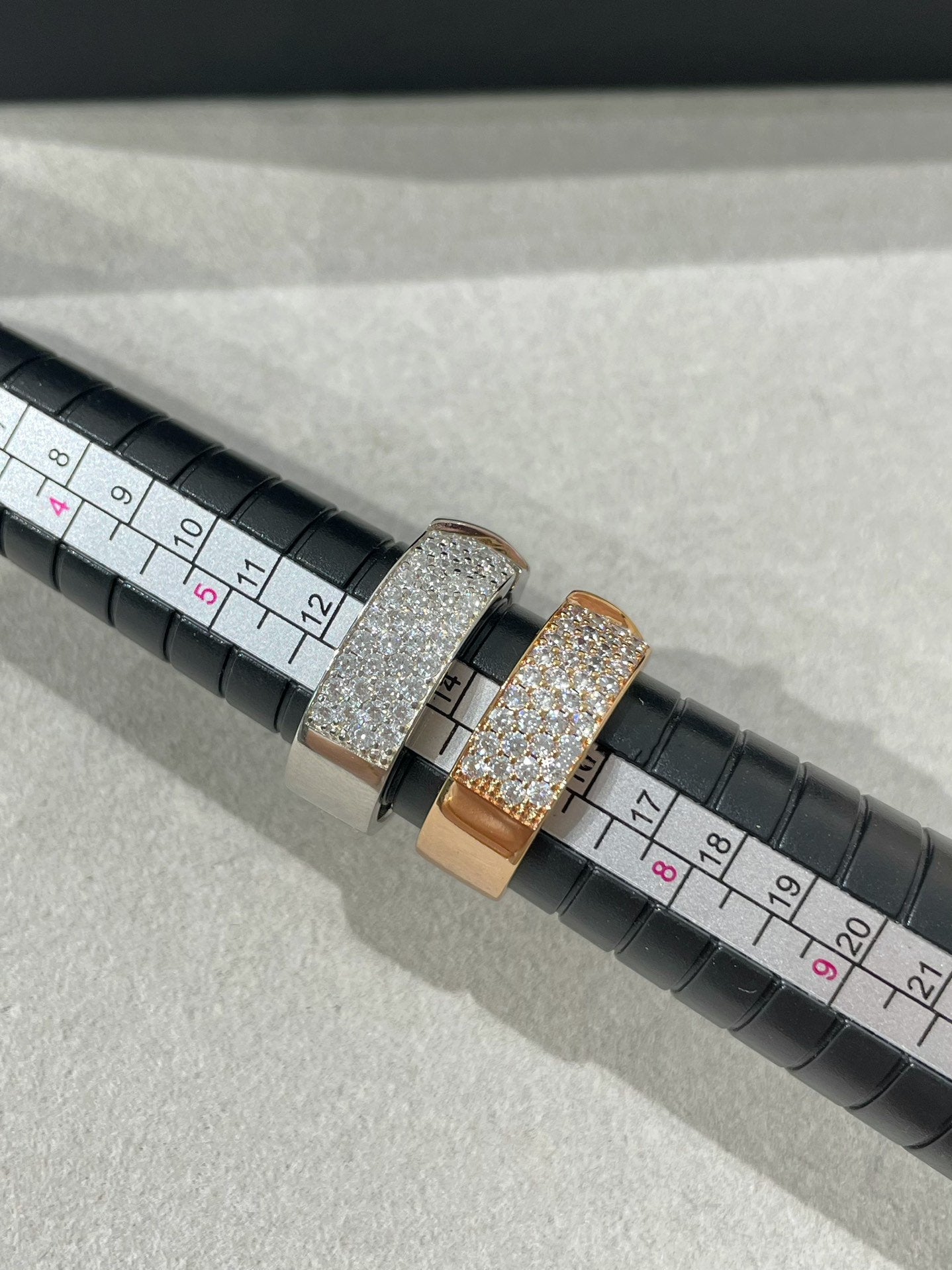[moco jewelrys]LIENS EVIDENCE DIAMANT-PAVÉ-RING
