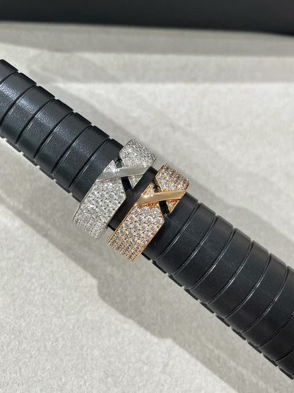 [moco jewelrys]LIENS EVIDENCE DIAMANT-PAVÉ-RING