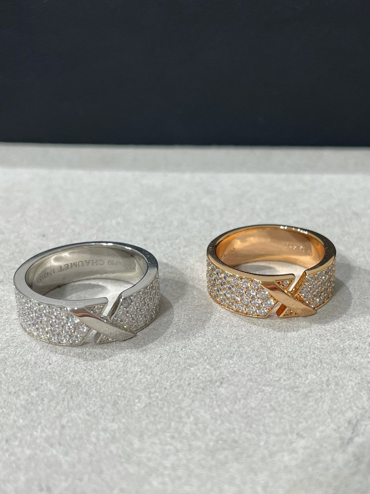 [moco jewelrys]LIENS EVIDENCE DIAMANT-PAVÉ-RING