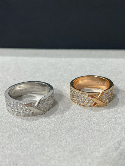[moco jewelrys]LIENS EVIDENCE DIAMANT-PAVÉ-RING