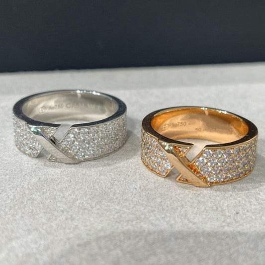 [moco jewelrys]LIENS EVIDENCE DIAMANT-PAVÉ-RING