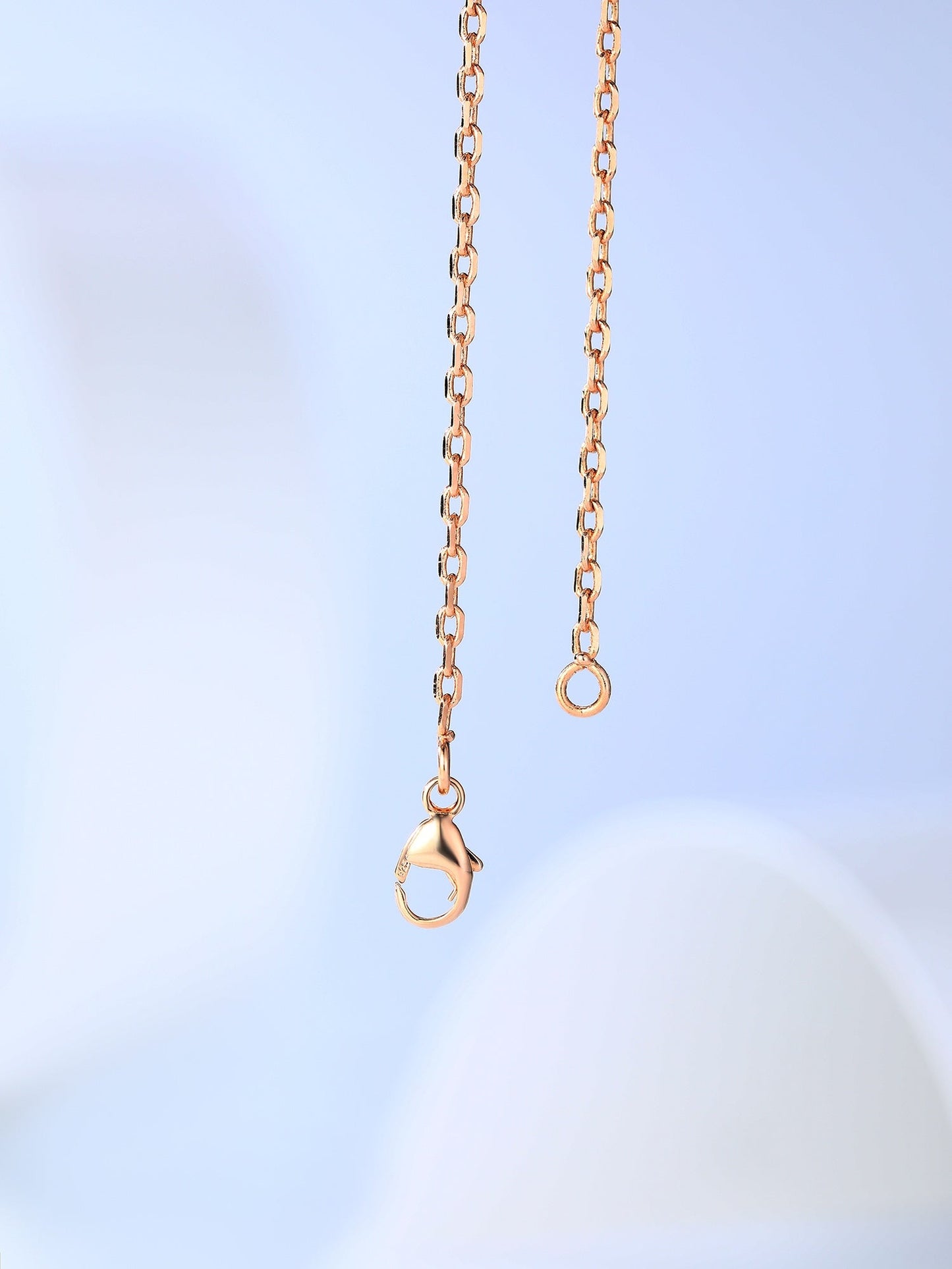 [moco jewelrys]H CAGE PINK GOLD NECKLACE