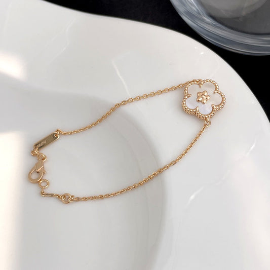 [moco jewelrys]LUCKY SPRING ROSE GOLD MOP ARMBAND