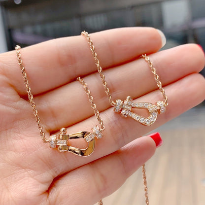 [moco jewelrys]FORCE 10 ROSÉGOLD DIAMANT HALSKETTE