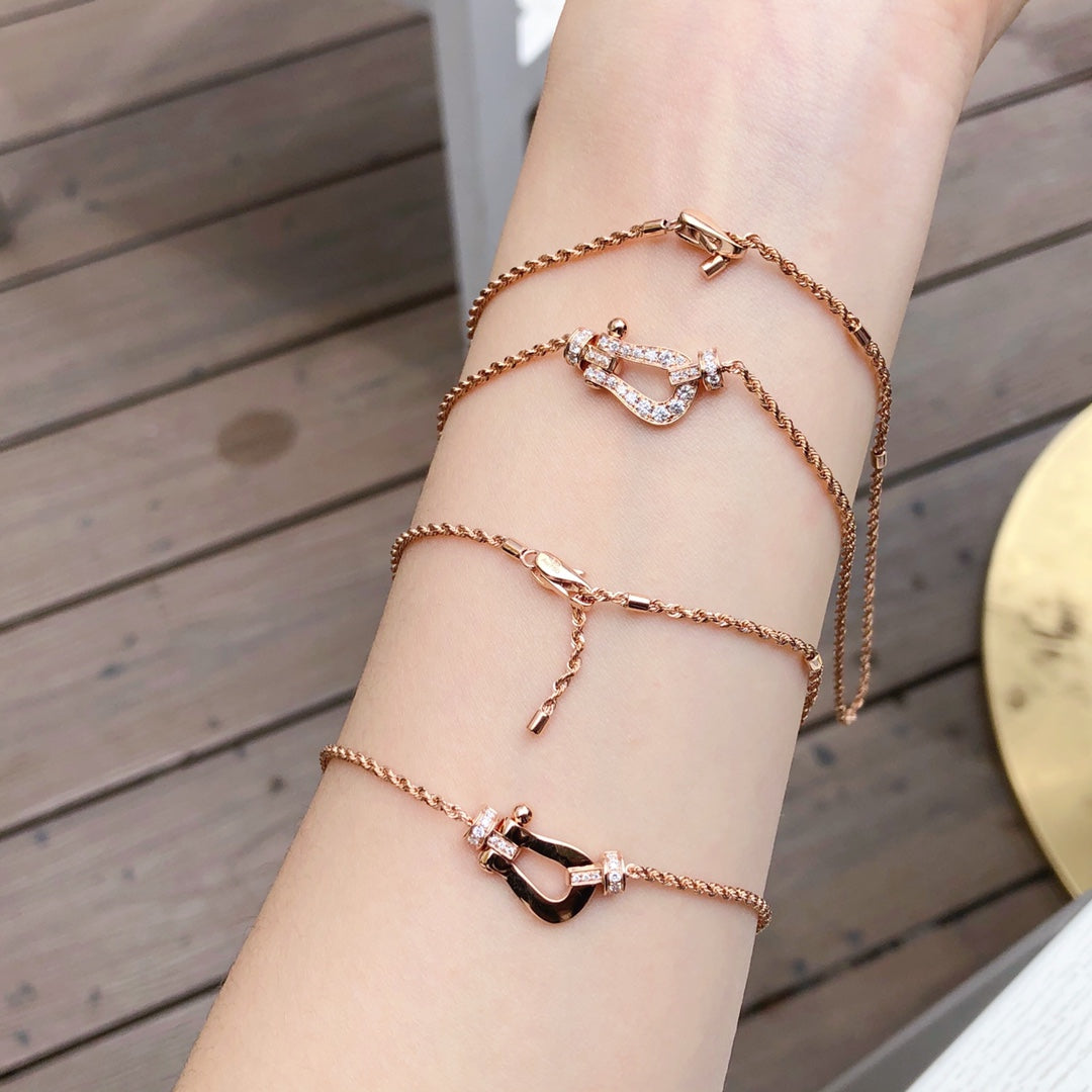 [moco jewelrys]FORCE 10 ROSÉGOLD DIAMANT HALSKETTE