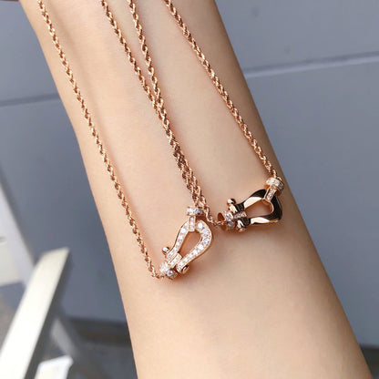 [moco jewelrys]FORCE 10 ROSÉGOLD DIAMANT HALSKETTE