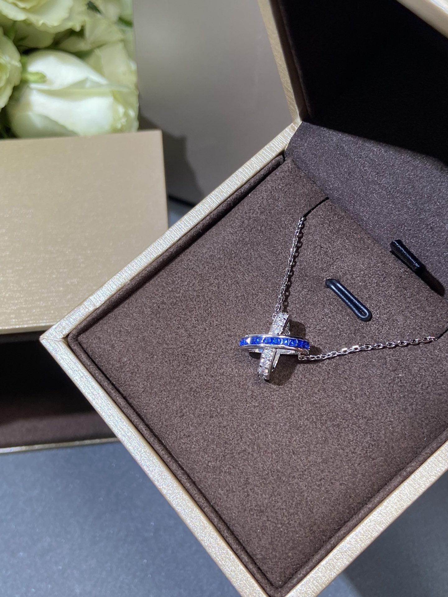 [moco jewelrys]LIENS DIAMOND SILBER HALSKETTE