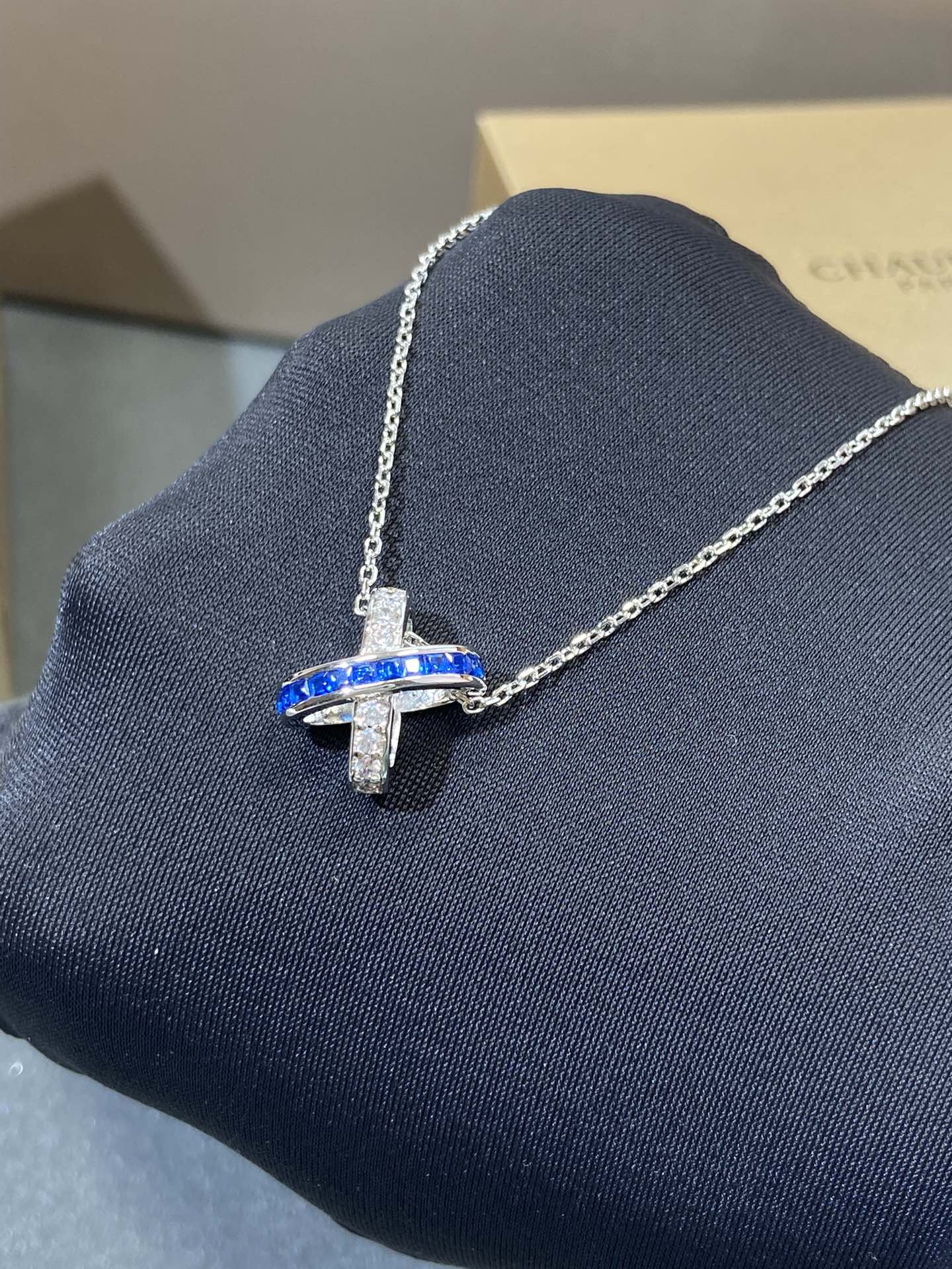 [moco jewelrys]LIENS DIAMOND SILBER HALSKETTE