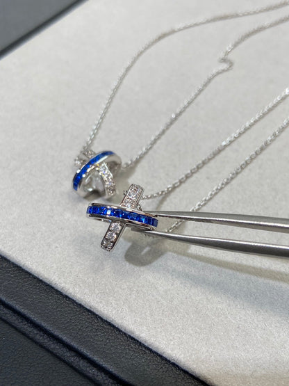 [moco jewelrys]LIENS DIAMOND SILBER HALSKETTE