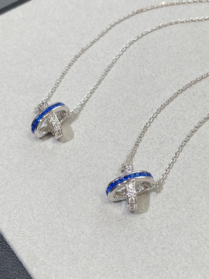 [moco jewelrys]LIENS DIAMOND SILBER HALSKETTE