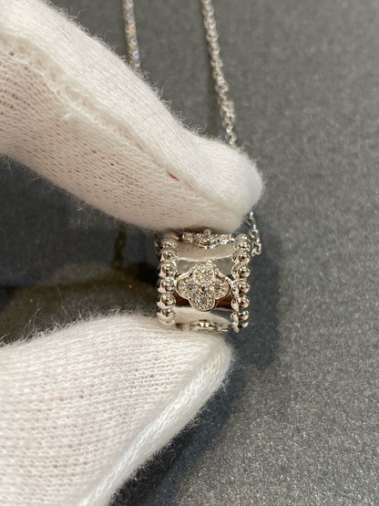 [moco jewelrys]PERLEE PEDANT SIVLER DIAMOND NECKLACE