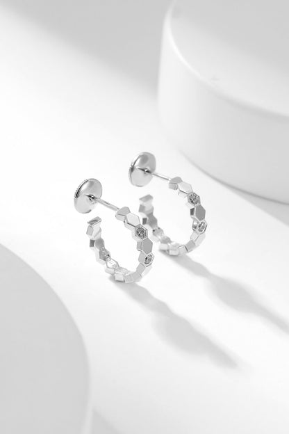 [moco jewelrys]BEE LOVE DIAMANT CREOLEN