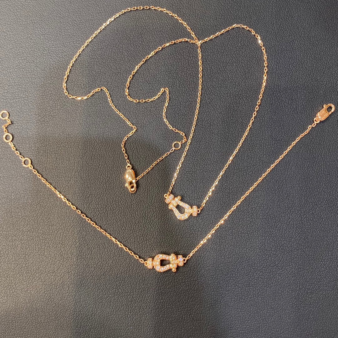 [moco jewelrys]FORCE 10 DIAMANT HALSKETTE AUS ROSÉGOLD MINI MODELL