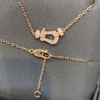 [moco jewelrys]FORCE 10 DIAMANT HALSKETTE AUS ROSÉGOLD MINI MODELL