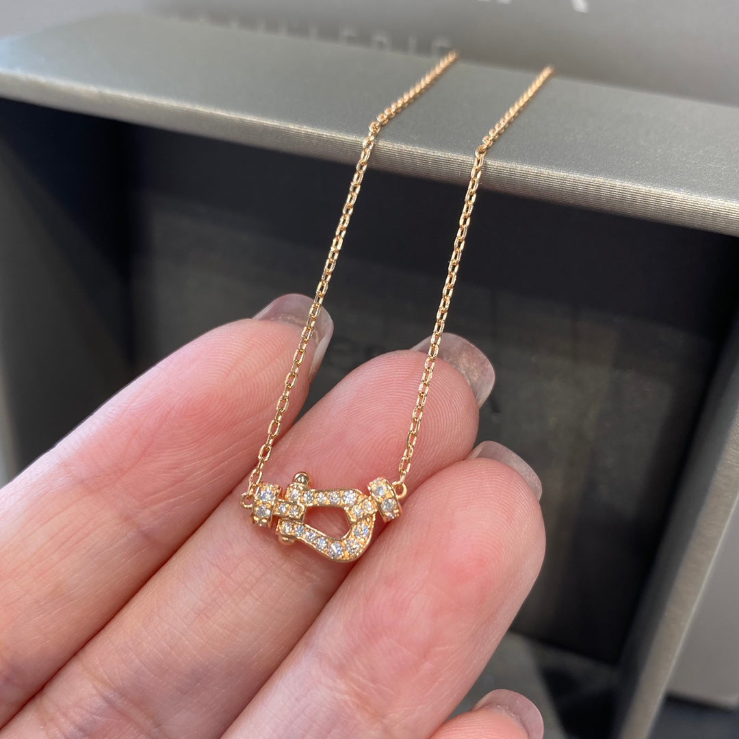 [moco jewelrys]FORCE 10 DIAMANT HALSKETTE AUS ROSÉGOLD MINI MODELL