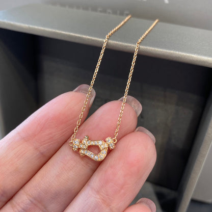 [moco jewelrys]FORCE 10 DIAMANT HALSKETTE AUS ROSÉGOLD MINI MODELL