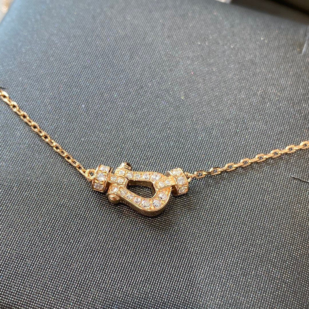 [moco jewelrys]FORCE 10 DIAMANT HALSKETTE AUS ROSÉGOLD MINI MODELL