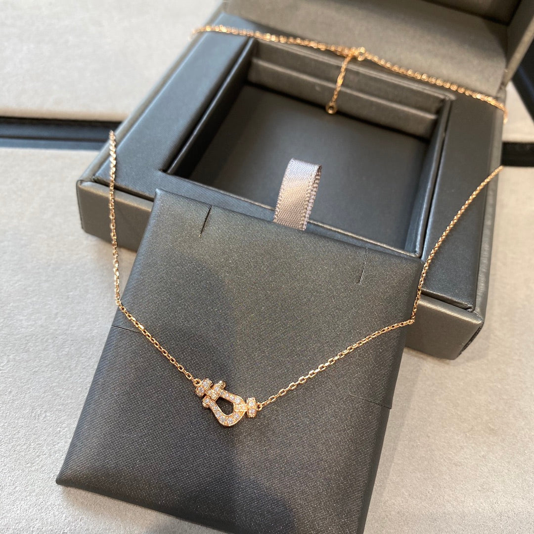 [moco jewelrys]FORCE 10 DIAMANT HALSKETTE AUS ROSÉGOLD MINI MODELL