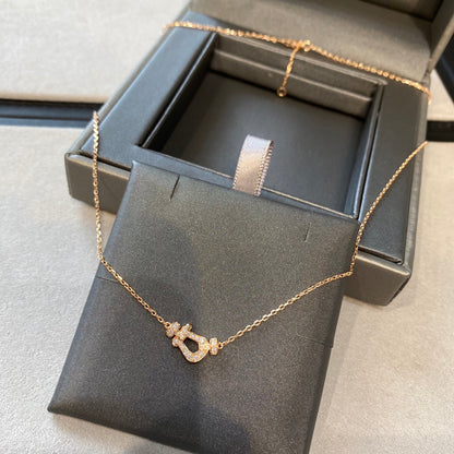 [moco jewelrys]FORCE 10 DIAMANT HALSKETTE AUS ROSÉGOLD MINI MODELL