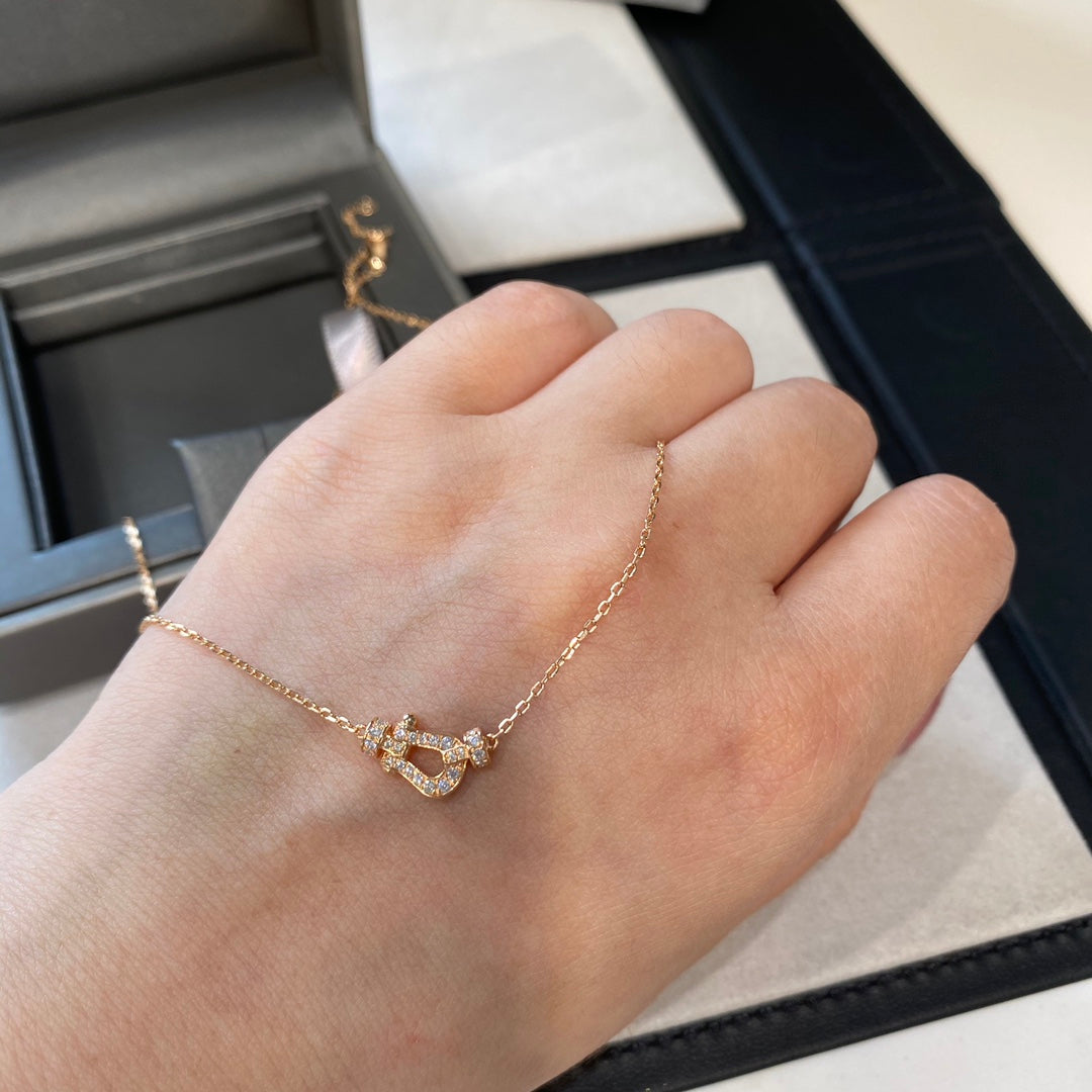 [moco jewelrys]FORCE 10 DIAMANT HALSKETTE AUS ROSÉGOLD MINI MODELL