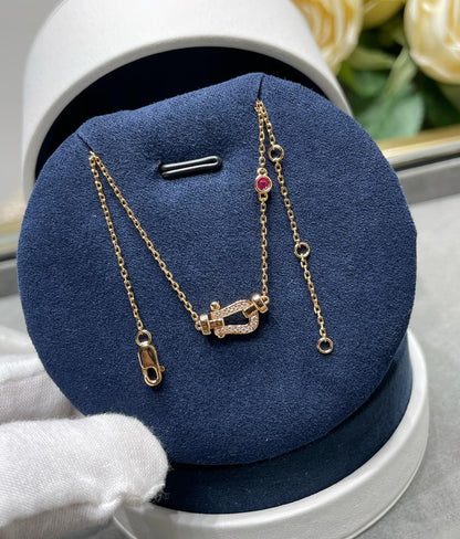 [moco jewelrys]FORCE 10 DIAMANT ROSÉGOLD HALSKEТTE