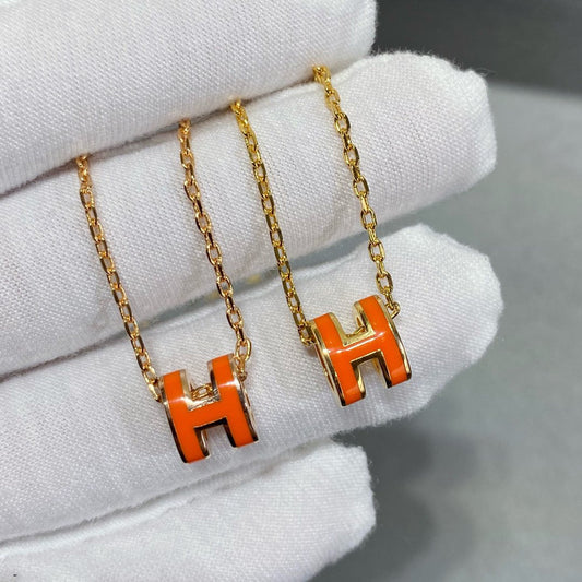 [moco jewelrys]MINI POP H NECKLACE