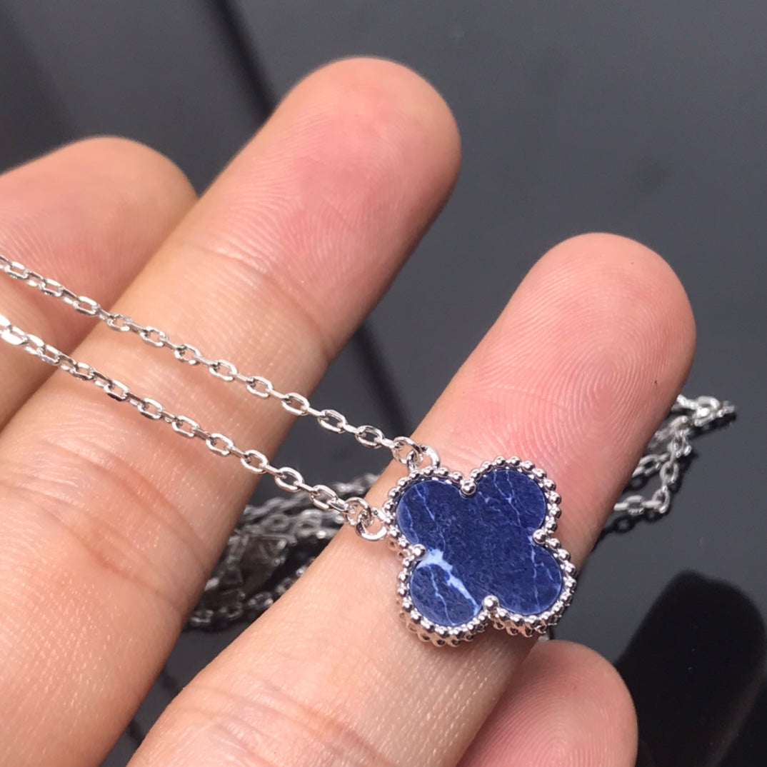 [moco jewelrys]KLEE PIETERSIT SILBER LANGE HALSKETTE