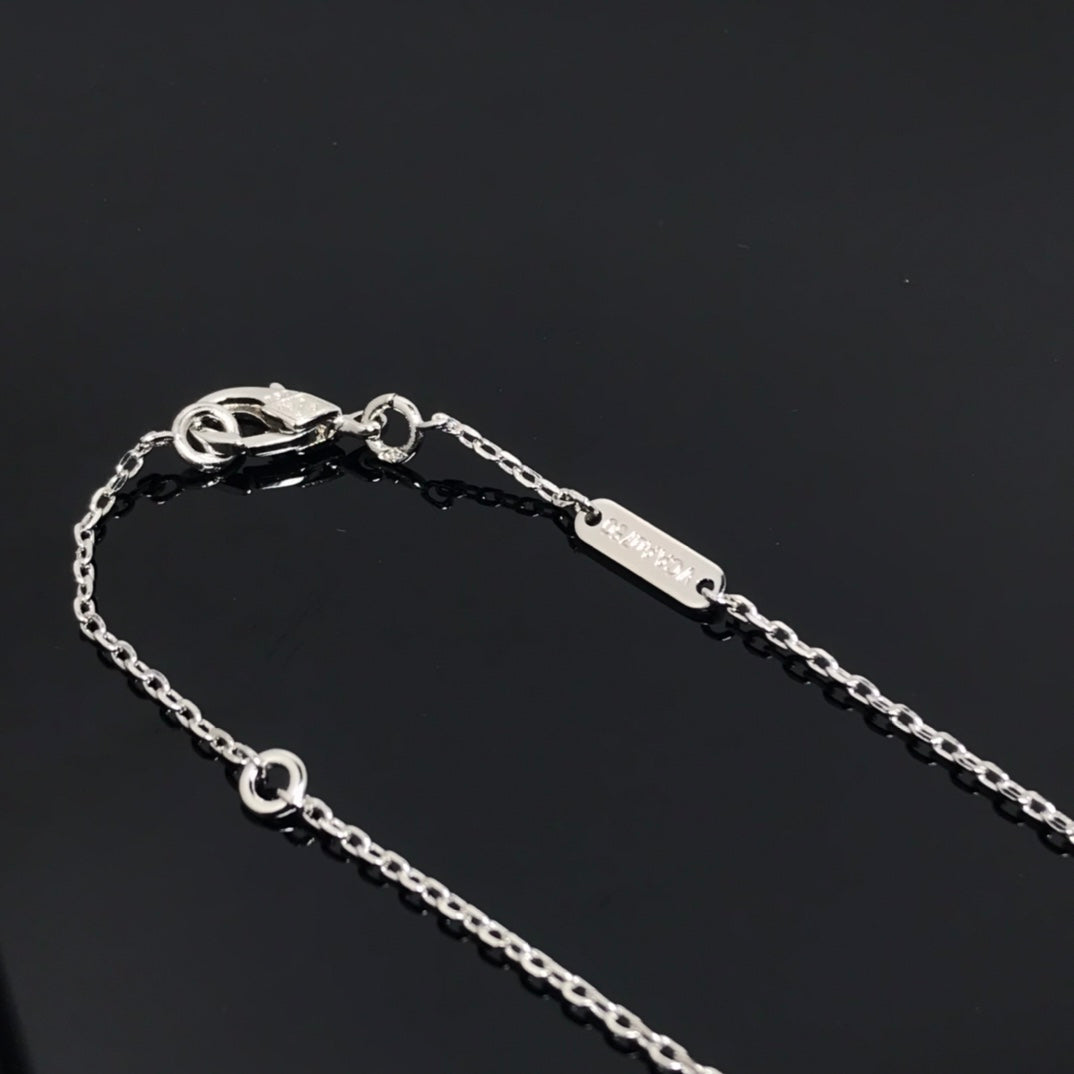 [moco jewelrys]KLEE PIETERSIT SILBER LANGE HALSKETTE