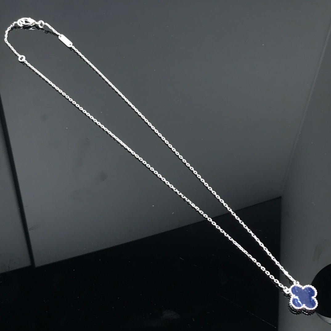 [moco jewelrys]KLEE PIETERSIT SILBER LANGE HALSKETTE