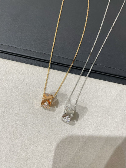 [moco jewelrys]LIENS EVIDENCE DIAMOND PAVED HALSKETTE
