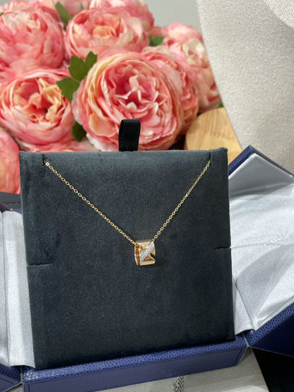 [moco jewelrys]LIENS EVIDENCE DIAMANTEN HALSKETTE