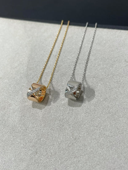 [moco jewelrys]LIENS EVIDENCE DIAMANTEN HALSKETTE