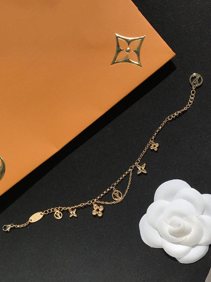 ¡®Moco¡¯BLOOMING PINK GOLD MOP BRACELET