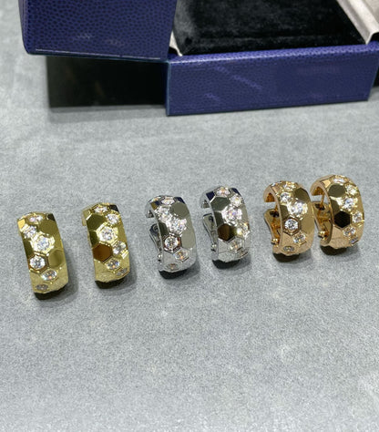 [moco jewelrys]BEE LOVE DIAMOND HOOP OHRRINGE