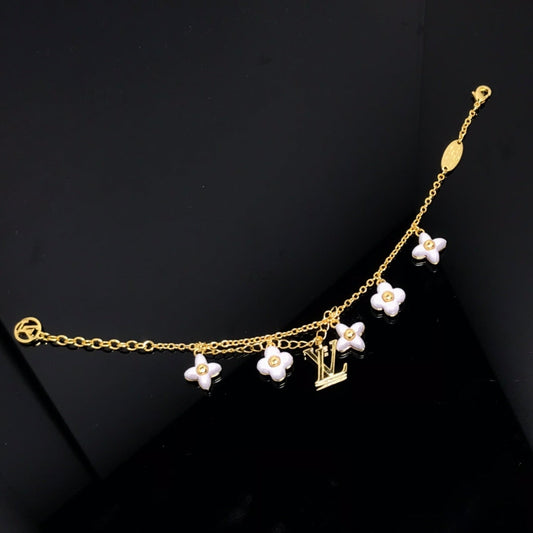 [moco jewelrys]LOGO 6 MOTIV STERN UND SONNE GOLDENES ARMBAND