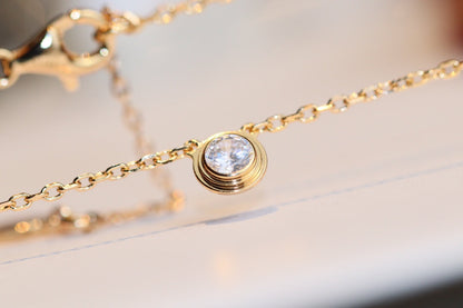 [moco jewelrys]DAMOUR DIAMOND NECKLACE