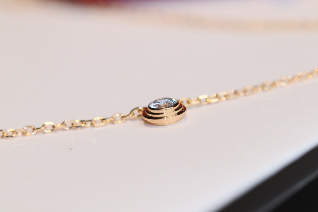 [moco jewelrys]DAMOUR DIAMOND NECKLACE