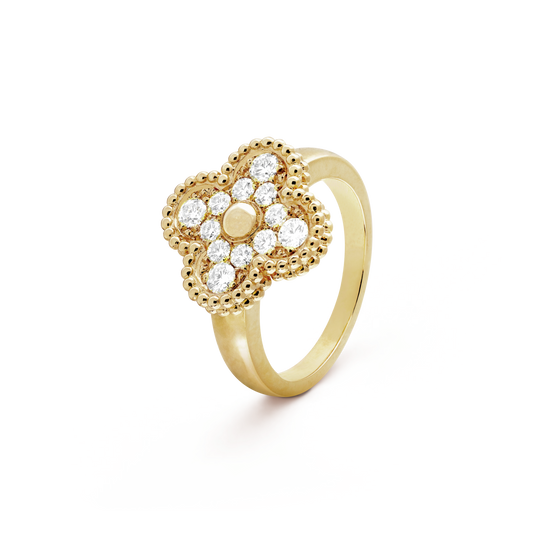 [moco jewelrys]CLOVER DIAMOND RING