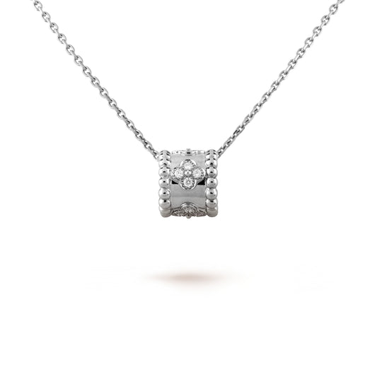 [moco jewelrys]PERLEE ANHÄNGER SILBER DIAMANTEN HALSKETTE