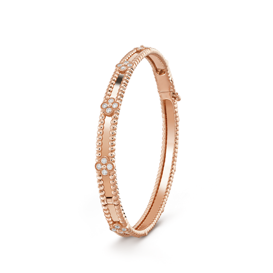 [moco jewelrys]KLEE-ARMBAND 4MM DIAMANTEN