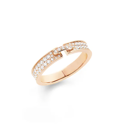 [moco jewelrys]ALLIANCE LIENS EVIDENZ PAVED DIAMOND 4MM RING