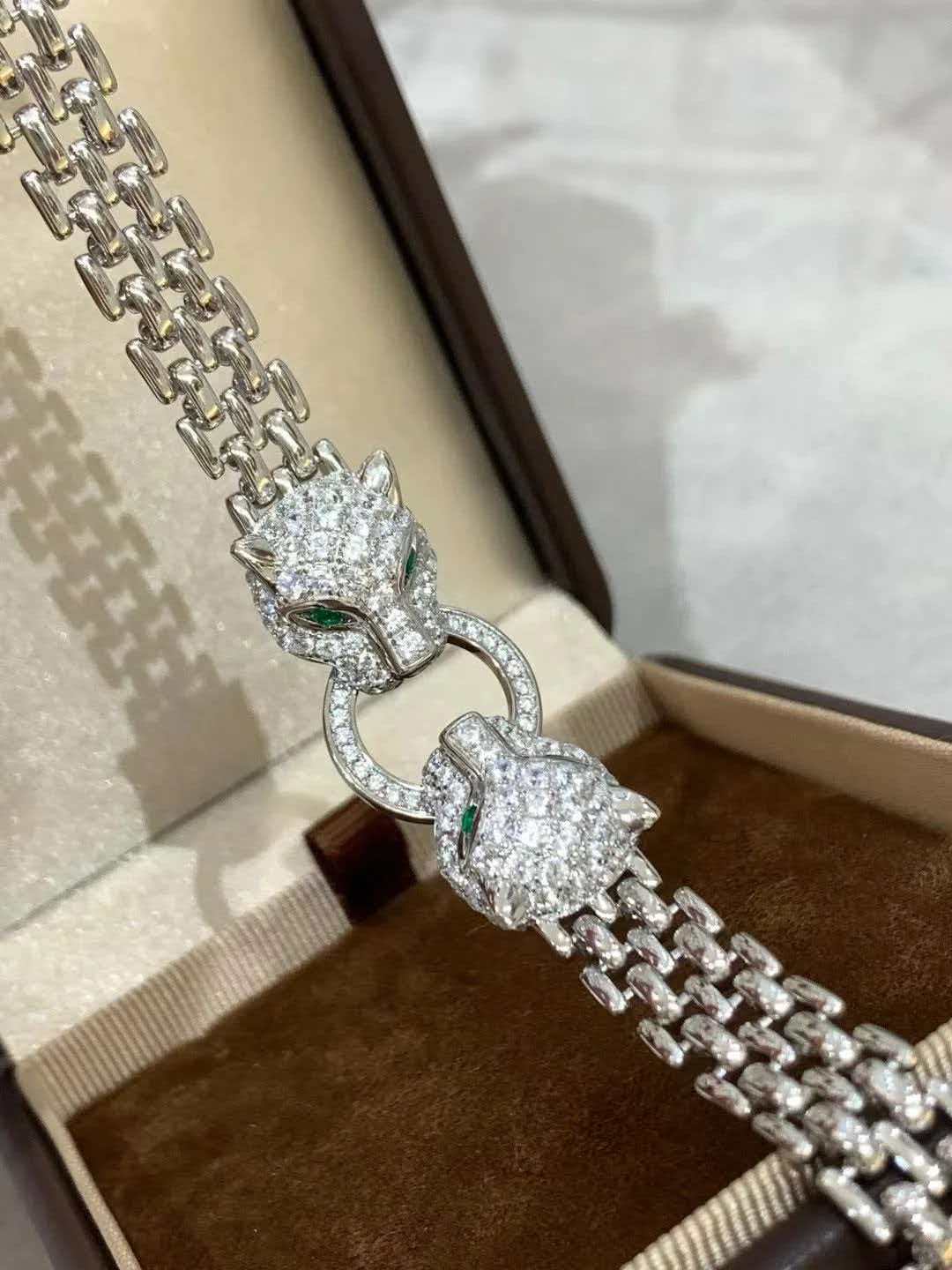 [moco jewelrys] DOUBLE PANTHER BRACELET