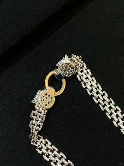 [moco jewelrys] DOUBLE PANTHER BRACELET