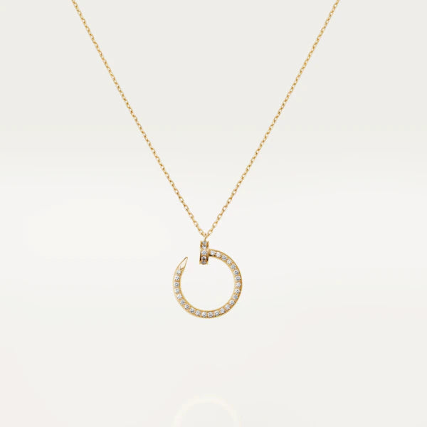 [moco jewelrys]JUSTE NECKLACE GOLD DIAMONDS