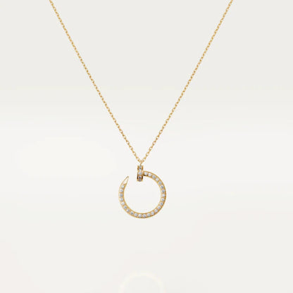 [moco jewelrys]JUSTE NECKLACE GOLD DIAMONDS